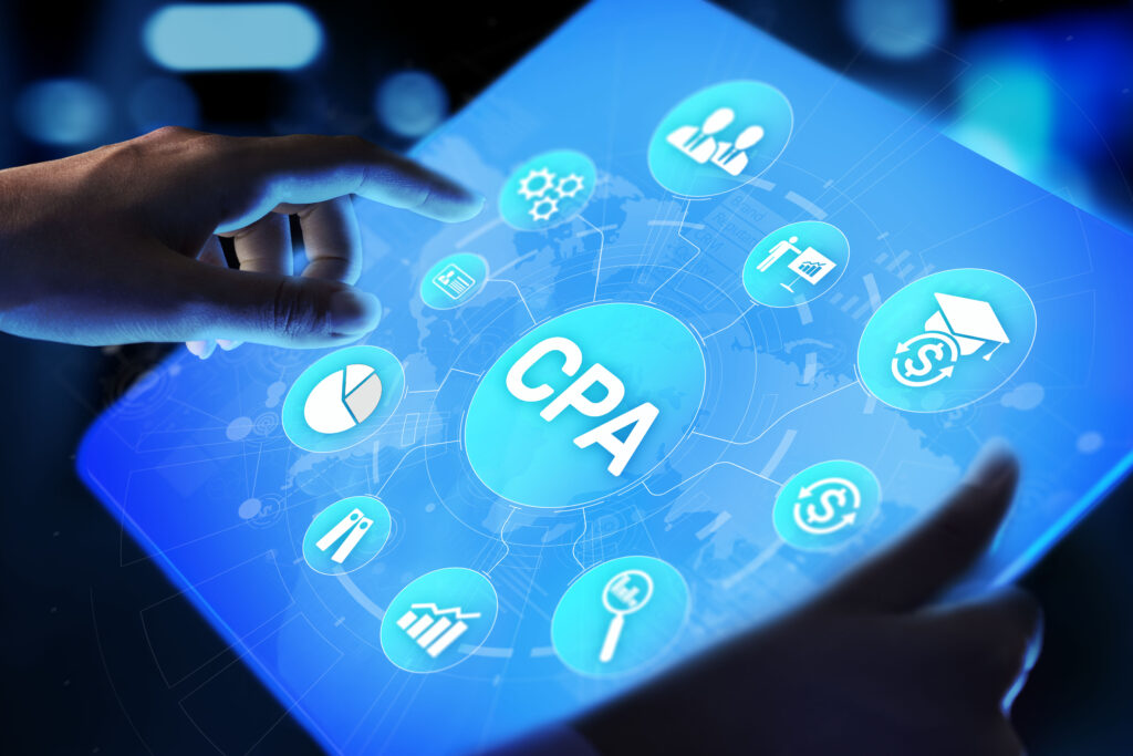 Expert CPA reviewing small business accounts